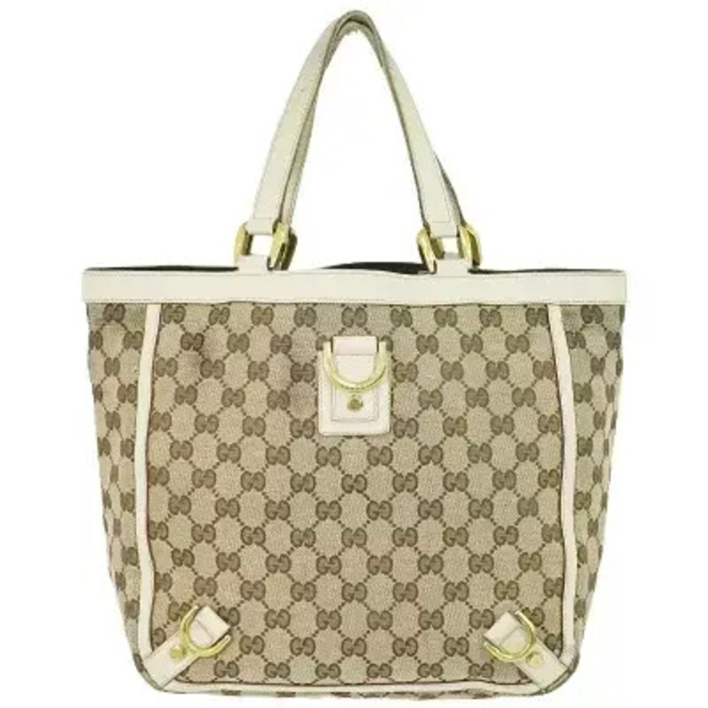 Gucci Joy GG Canvas Tote Bag Tan